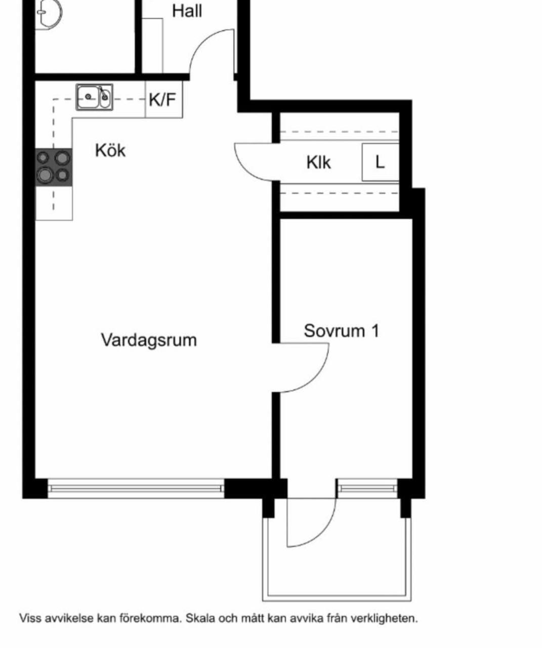 🏠 Сдаётся 2-комнатная квартира (45 м², Fittja)